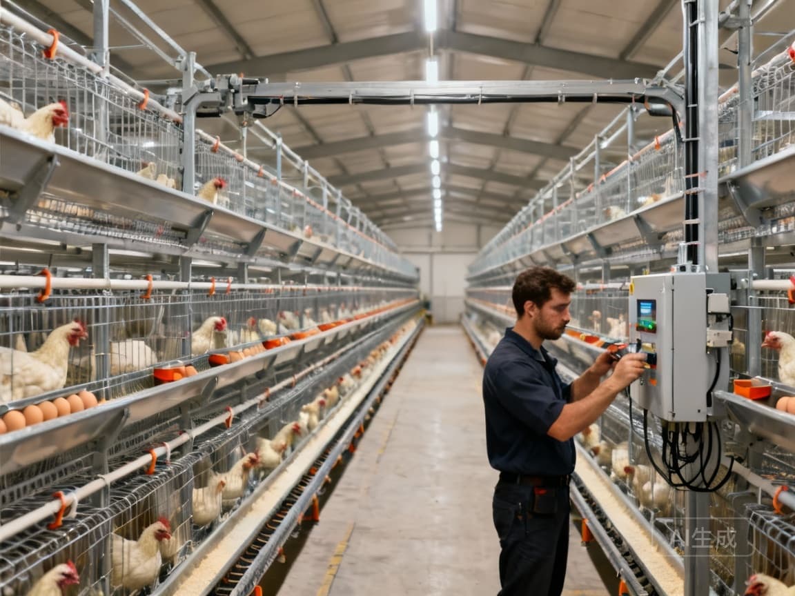 Optimizing Poultry Farm Efficiency with Automated Cage Systems #9