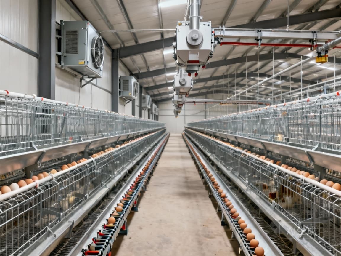 Optimizing Poultry Farm Performance with Automated Cage Systems