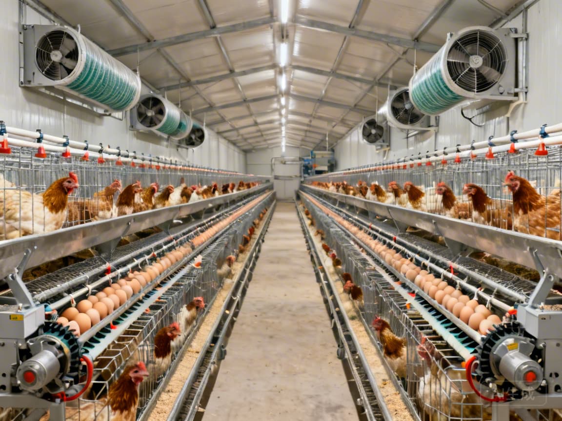 Transforming Commercial Poultry Farms: How Automated Cage Systems Drive Efficiency and Profitability