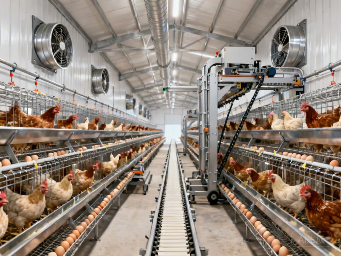 Solving Commercial Poultry Farming’s Top Challenges: The Power of Automated Cage Systems