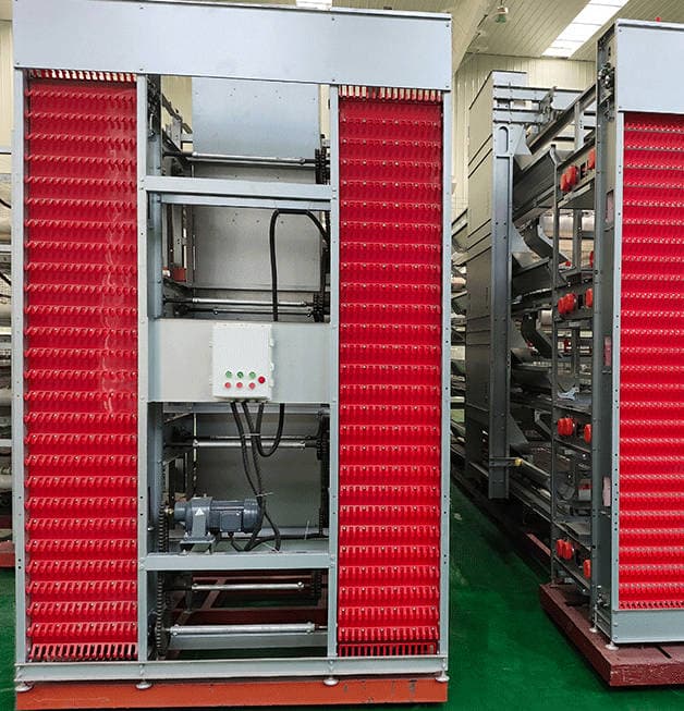 Chicken Farm Automatic Egg Picking Machine Breeding Cage Chicken Raising Equipment Vertical Automation Three layer Egg Chicken Cage Multi layer Chicken Cage