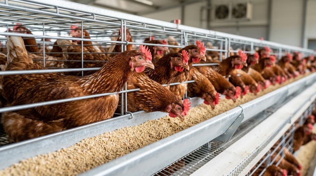 How to Reduce Feed Waste in Layer Cage Poultry Farms
